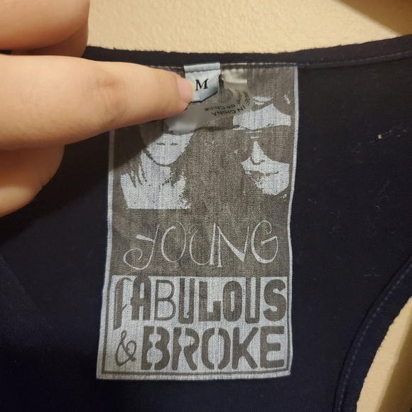 Young, Fabulous & Broke ombre tank - Picture 4 of 4